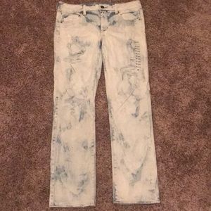 NWT American Eagle acid wash distressed jeans